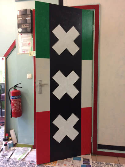 Amsterdam Flag Door by Michael Carlton - Italian Design